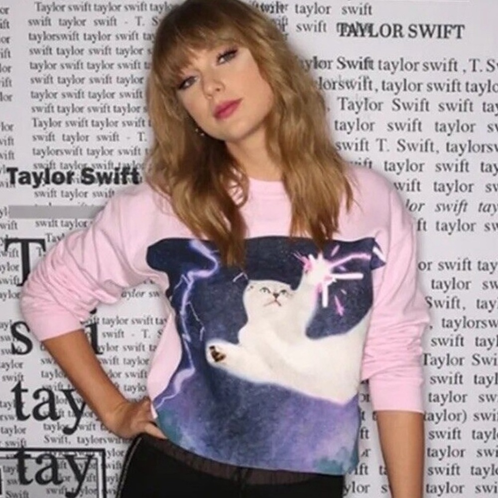 Taylor Swift Olivia Swift Reputation Era Cat Sweatshirt